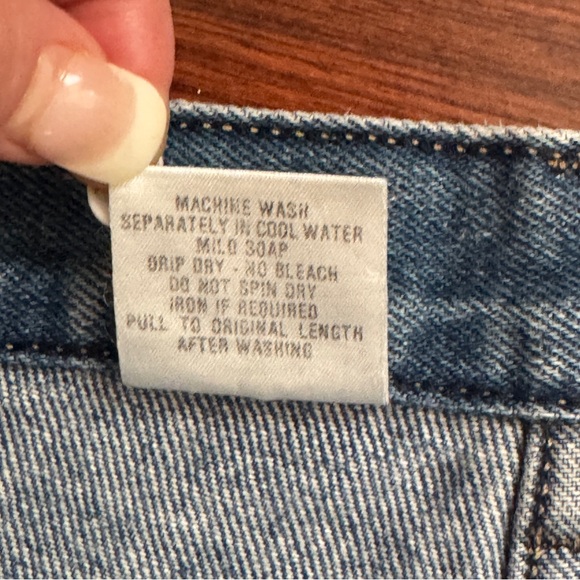 💖 Vintage Calvin Klein 100% Cotton Blue Denim Straight-Leg Jeans - Picture 8 of 16